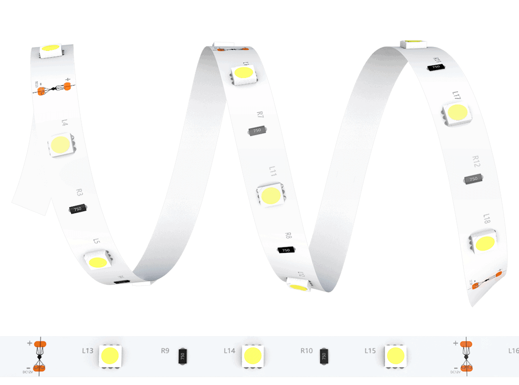 LED 스트립 SMD5050-30LED-10MM-RAX070A