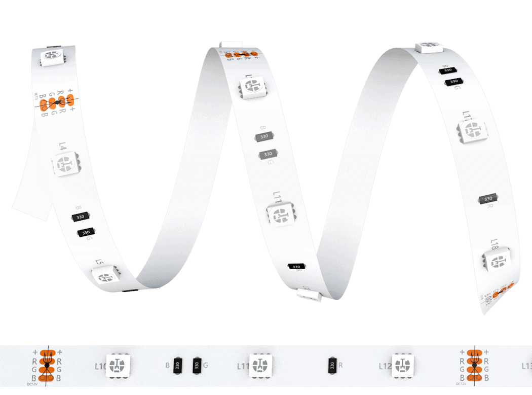 LED 스트립 SMD5050-30LED-10MM-RGB-RAQ070A