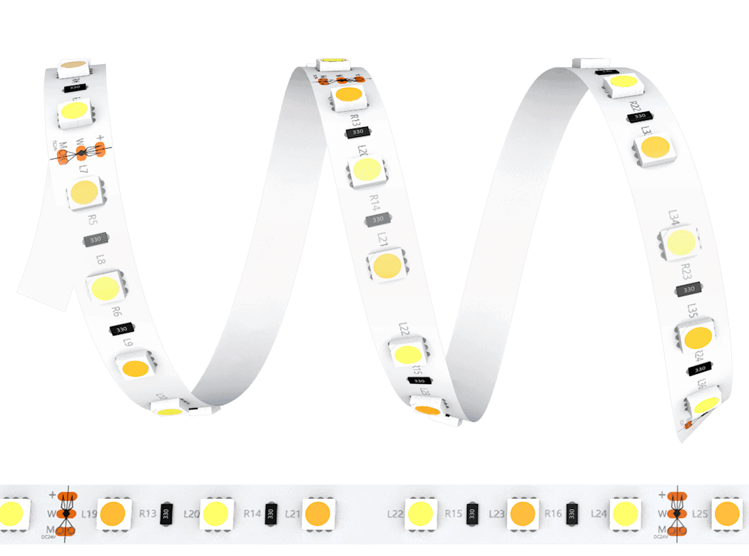 LED 스트립 SMD5050-60LED-10MM-CCT-RAT072A