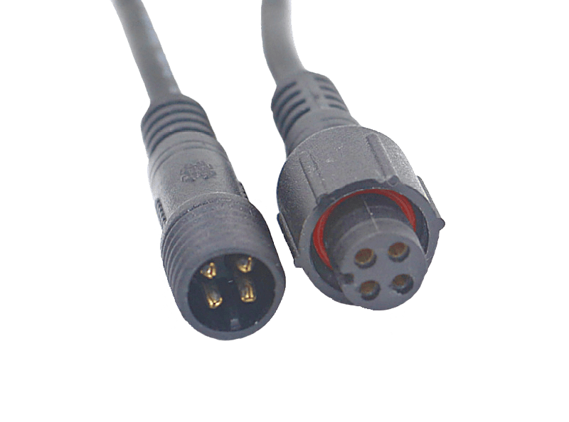 Custom connector-CNT-M10-4P-200MM-WP