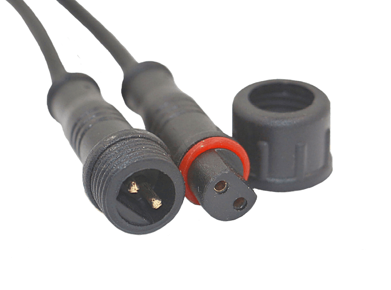 Custom connector-CNT-M12-2P-200MM-WP