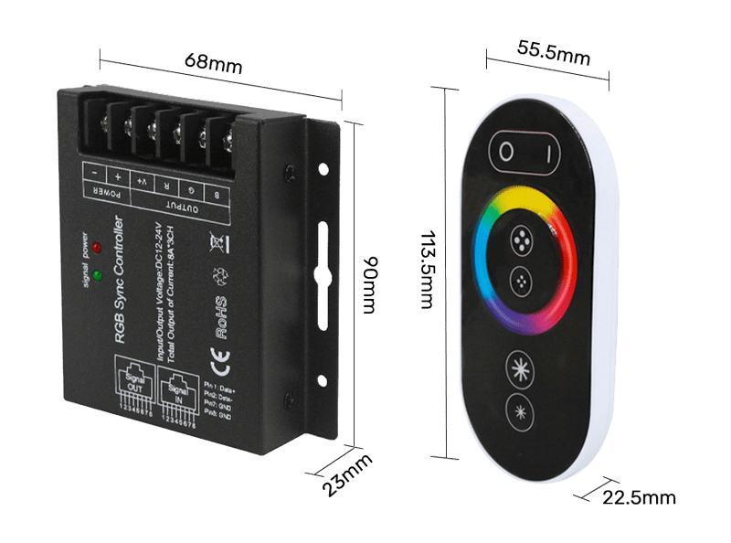 RGB 컨트롤러_CTL-RGB-RF-SYNCD03_SIZE