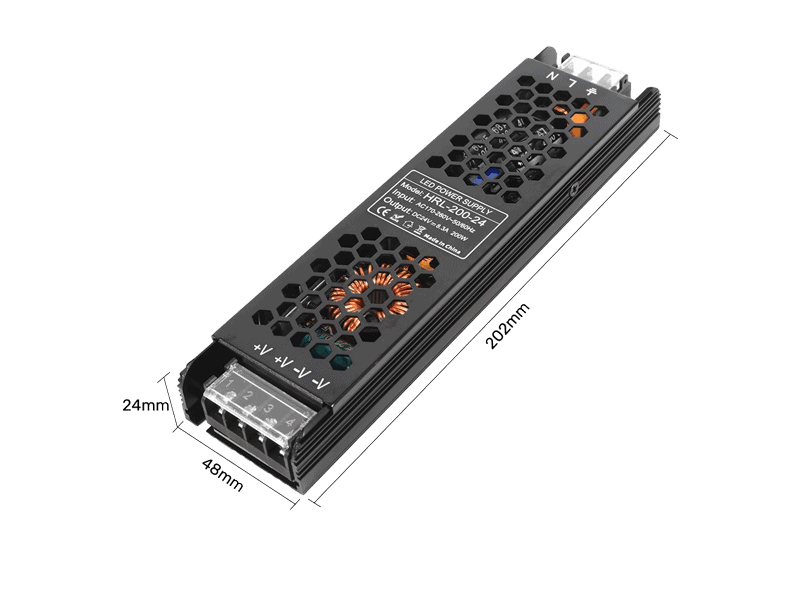 超薄型パワー-HRL-200-24_サイズ