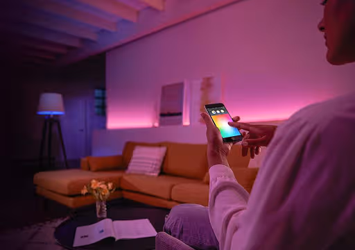 How to control flexible LED strip via smart phone