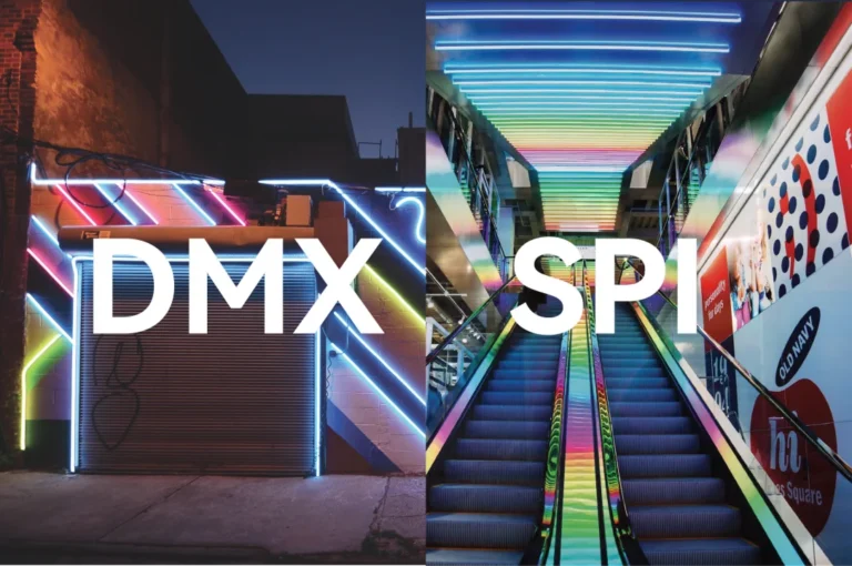 В чем разница между DMX и SPI