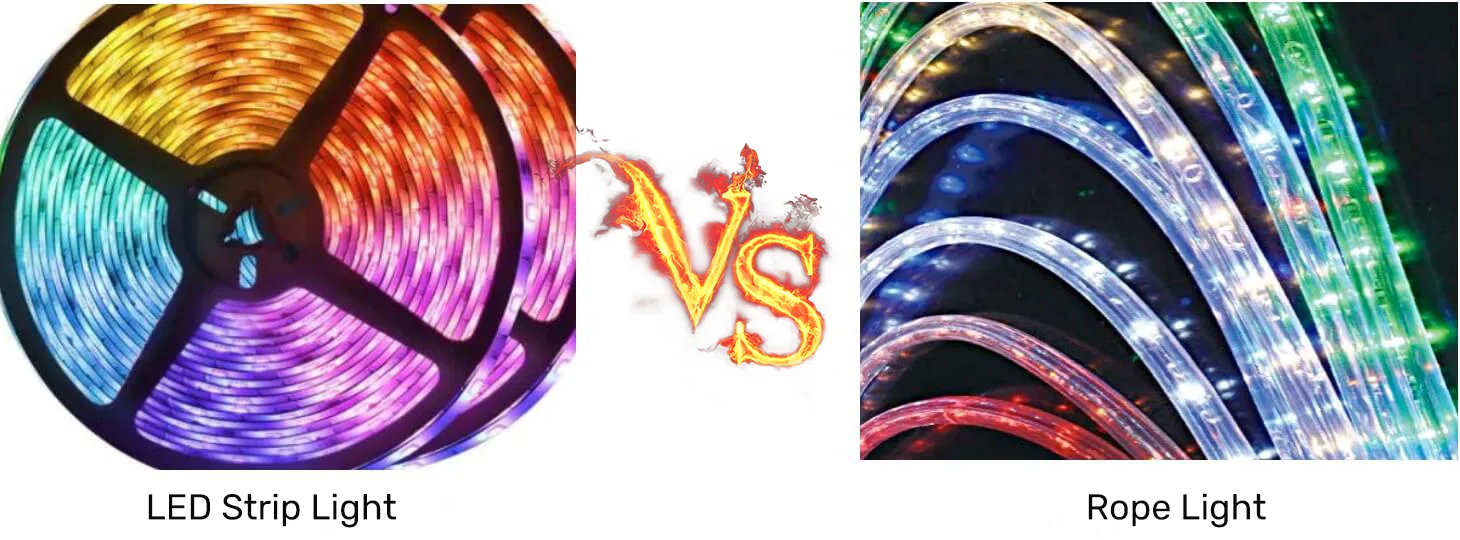 Luci a fune e strisce a LED: cos'è meglio?