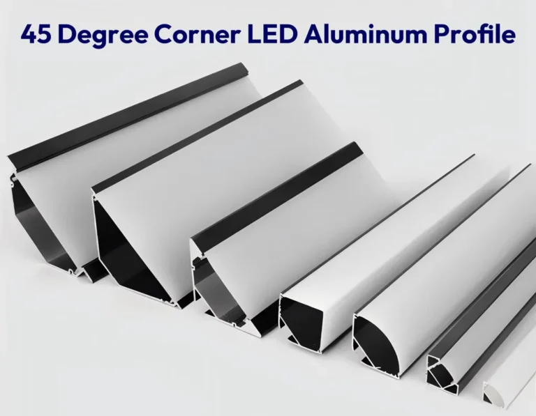 Profilés En Aluminium Pour Bandes LED KOSOOM - Lot De 20, Longueur 2 M, Couvercle Opaque, Compatible Bandes Jusqu'à 17 Mm De Large