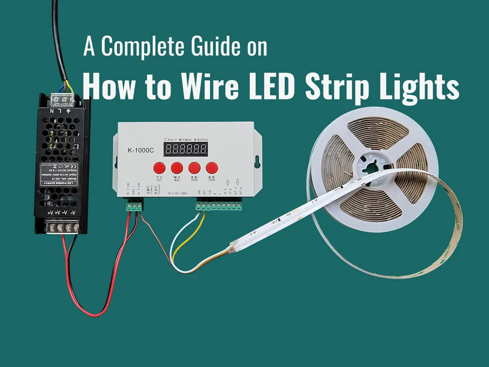 Guida completa al cablaggio delle strisce luminose a LED