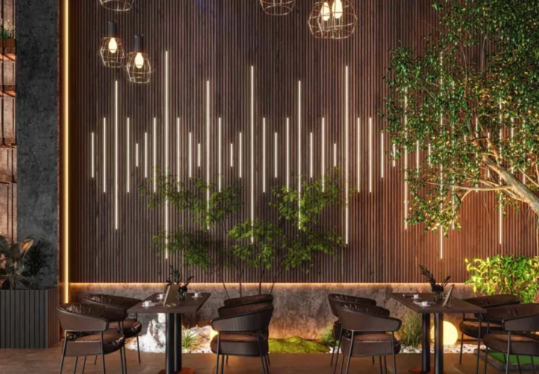 Guida all'illuminazione a LED per pareti a pannelli di legno