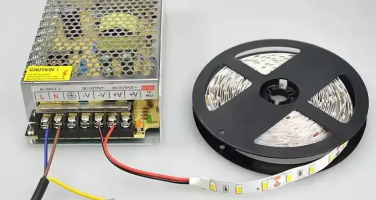 Types of power supply and LED strip connection installation_External installation