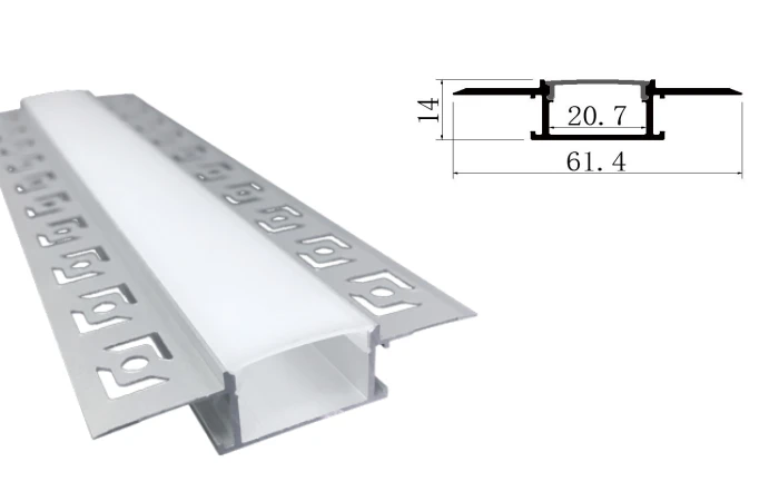 SLAP D6114 profilo in alluminio a secco