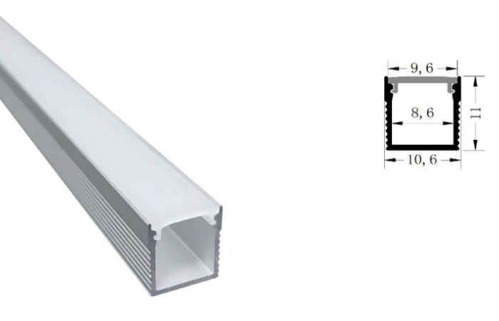 SLAP S1111 profilo in alluminio montato in superficie