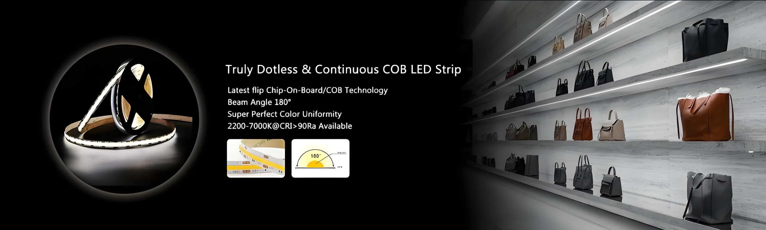 도트리스 COB 스트립 조명 Signlite