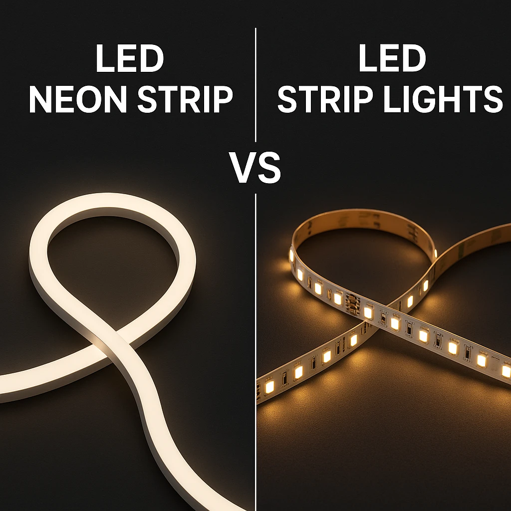 LED Neon Strip Vs LED Strip Light Which One Fits Your Project Best LED Neon Strip Vs LED Strip Light Which One Fits Your Project Best
