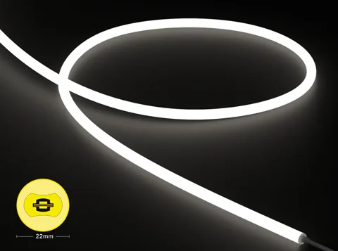C22_24VDC 5m водонепроницаемый Flex 360 LED неоновый свет веревки (1)