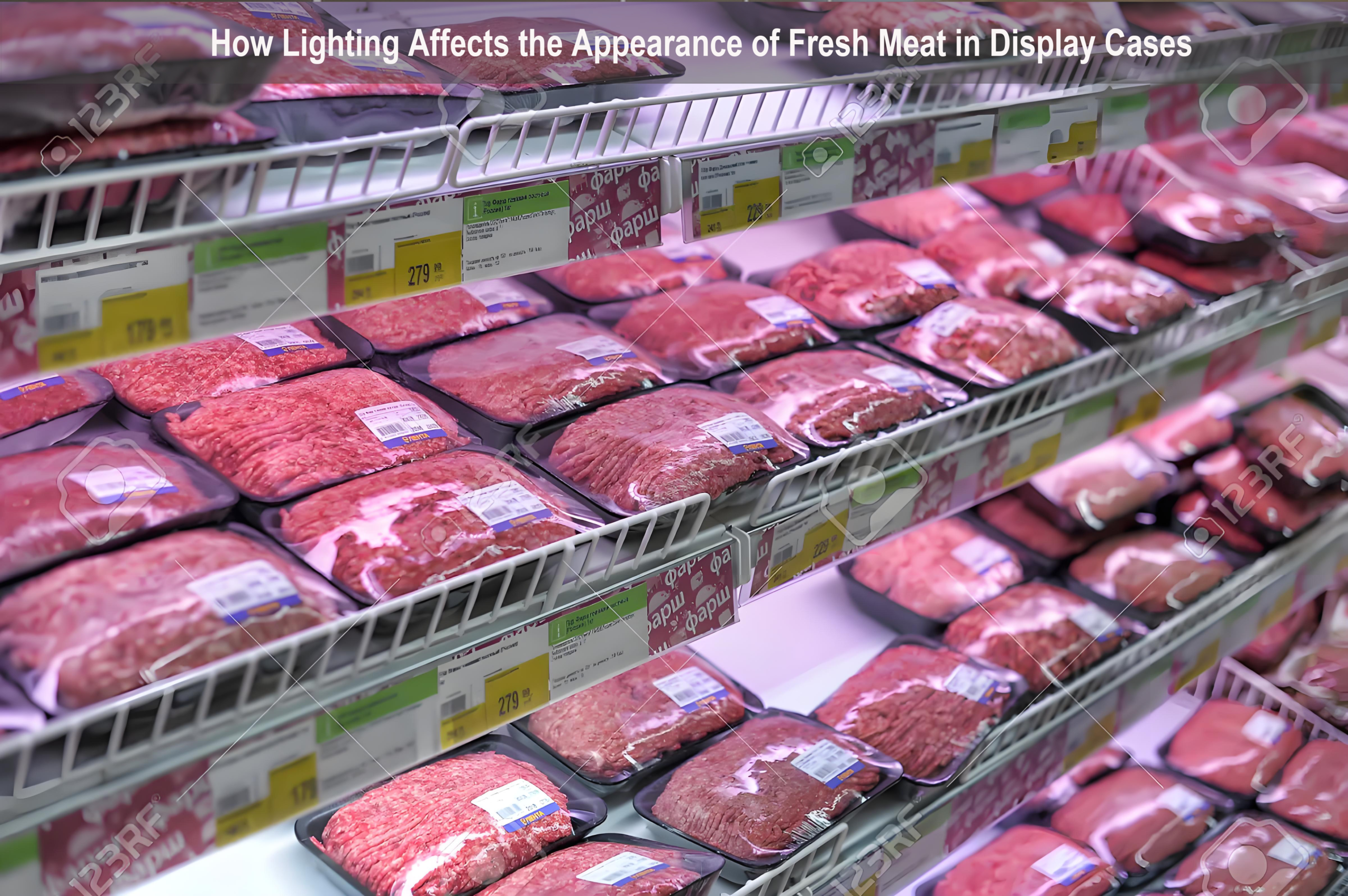 How Lighting Affects the Appearance of Fresh Meat in Display Cases How Lighting Affects the Appearance of Fresh Meat in Display Cases