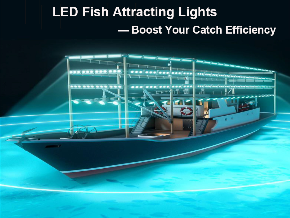 Luces LED para atraer peces