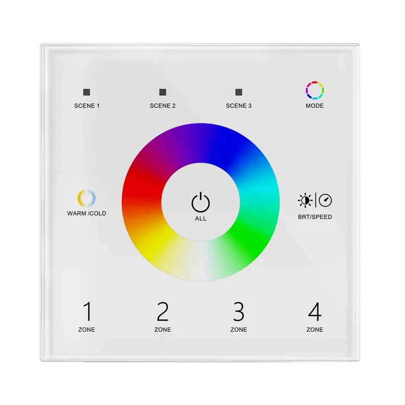 T15 Wall Mounted DMX512 Touch Panel T15 Wall Mounted DMX512 Touch Panel
