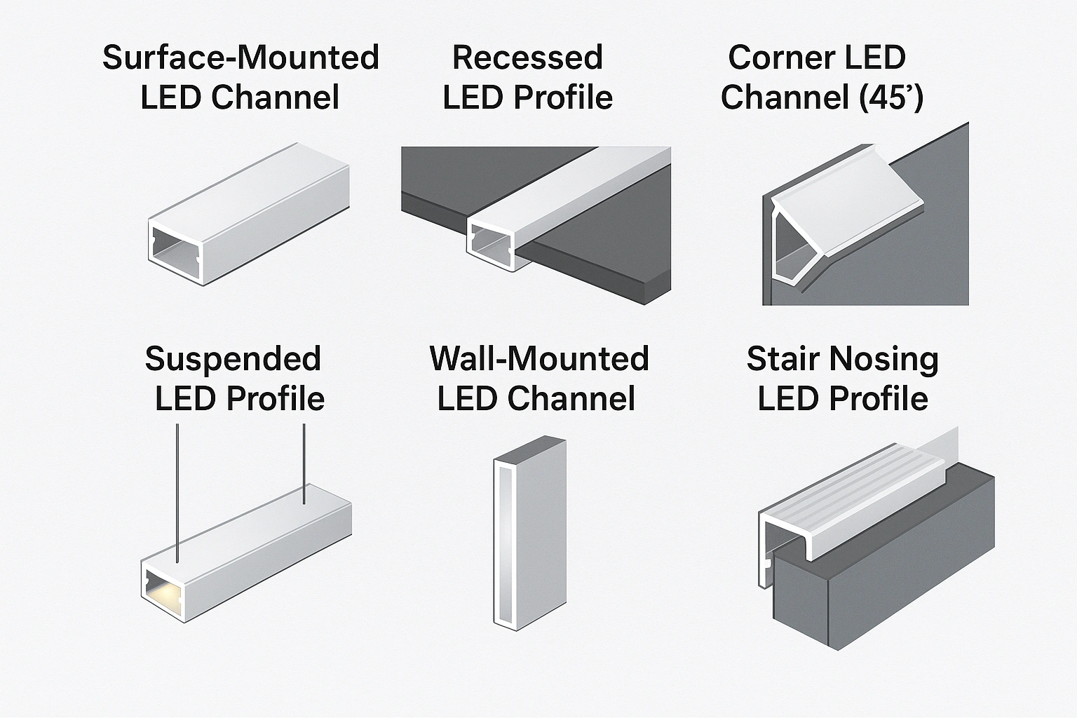 LED 灯带通道类型 LED 灯带通道类型
