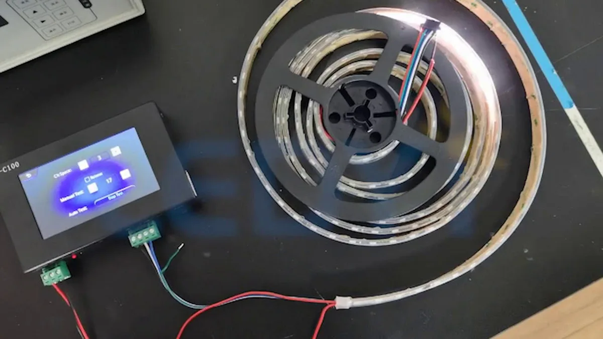 Why should the chip of the DMX512 LED strip light write code Why should the chip of the DMX512 LED strip light write code