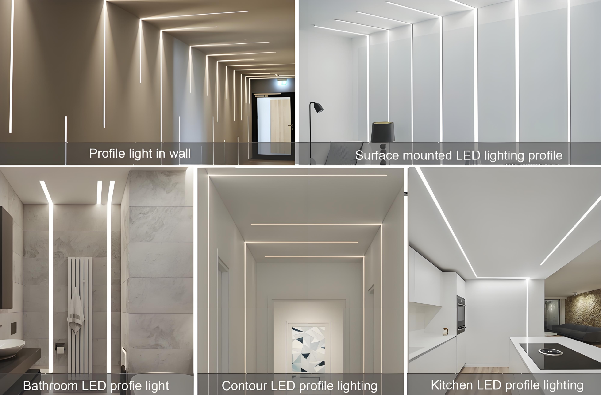 LED 灯带通道的世界应用 LED 灯带通道的世界应用