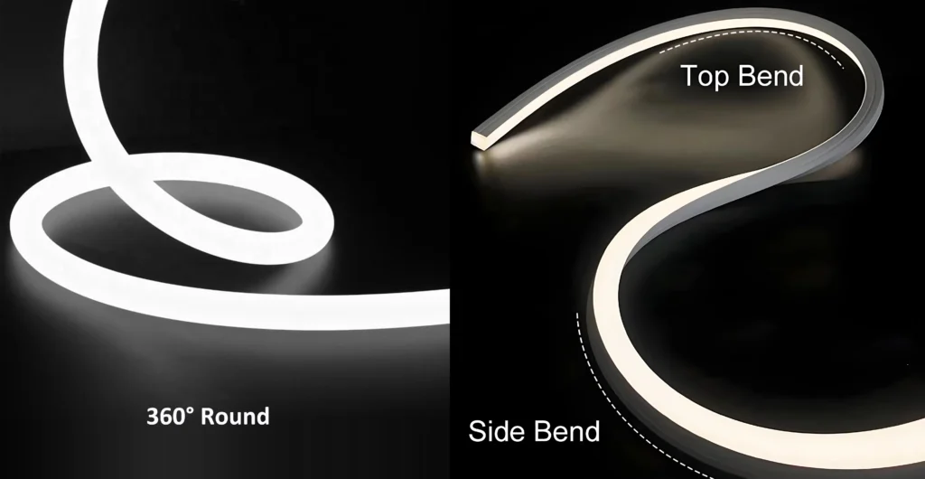 side bending, top bending Neon Flex side bending top bending Neon Flex