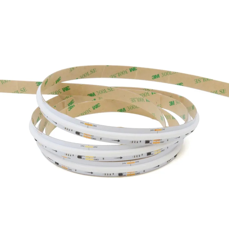 12V Digitally Addressable RGB COB LED Mirror Strip Lights