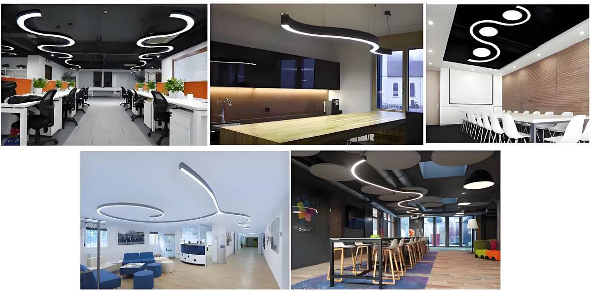 Aluminium-Profile-Curved-S-Shape-LED-Linear application Aluminium-Profile-Curved-S-Shape-LED-Linear application