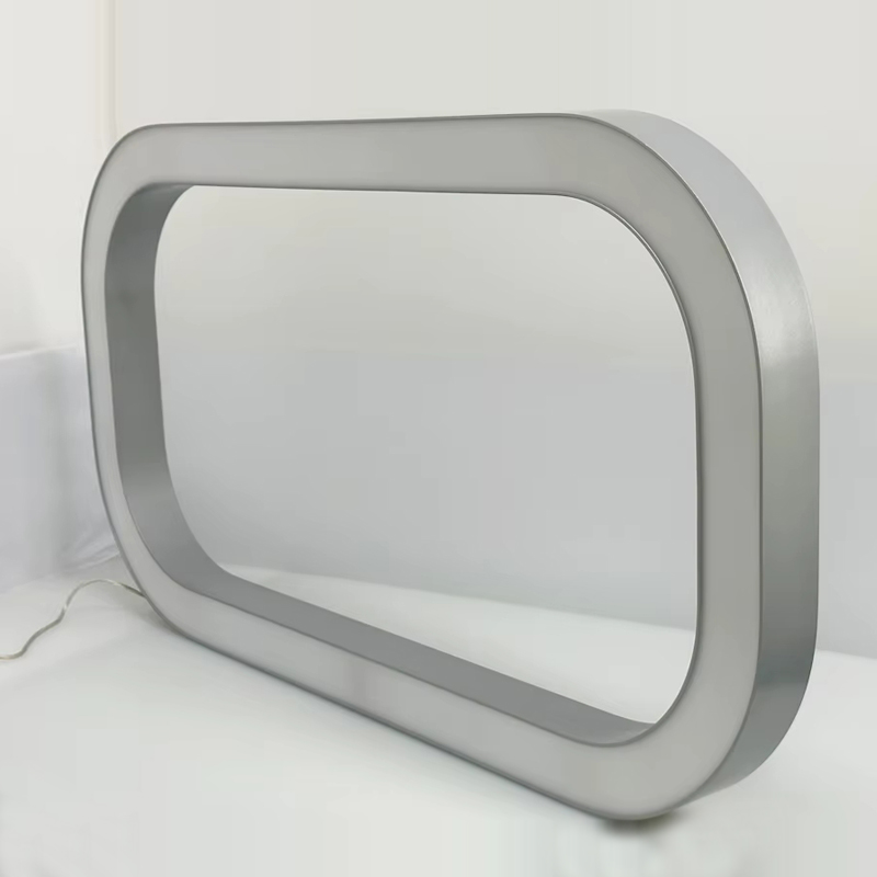 Curved Profile Rectangle LED Pendant Light