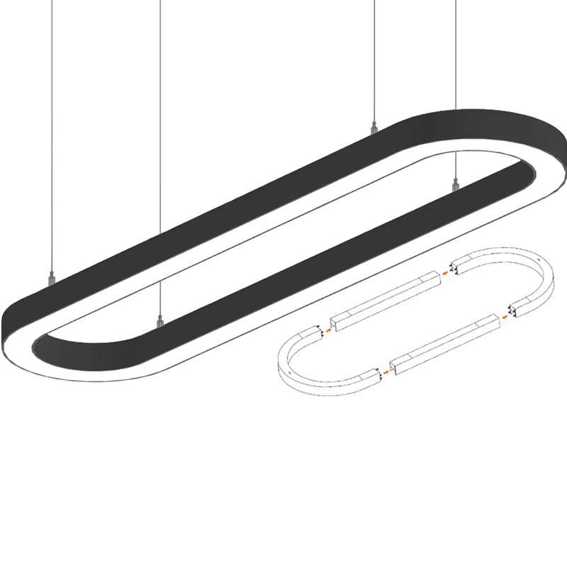 Oval LED Pendant Light_