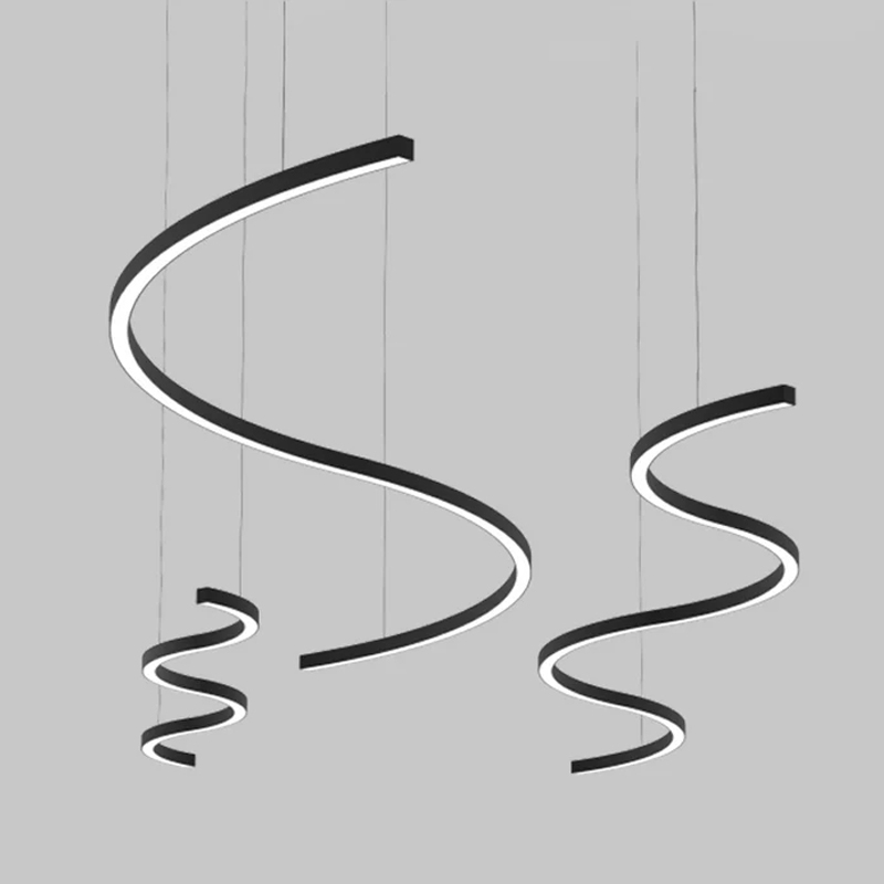 S Shape Curve Profile LED Linear Light