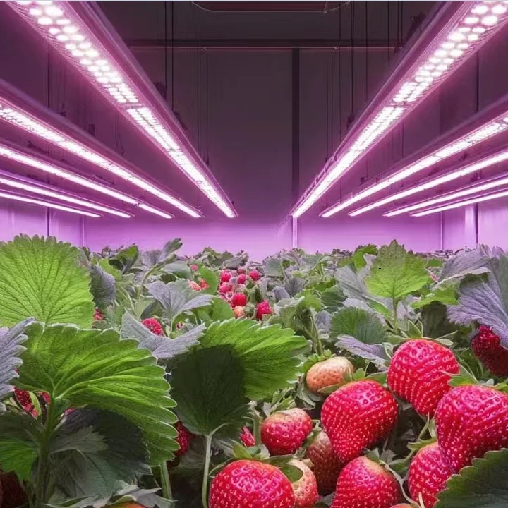 luz de crescimento de led morango