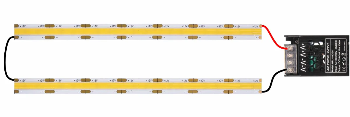 12V LED strip connection to 24V power supply wiring diagram_02 12V LED strip connection to 24V power supply wiring diagram_02