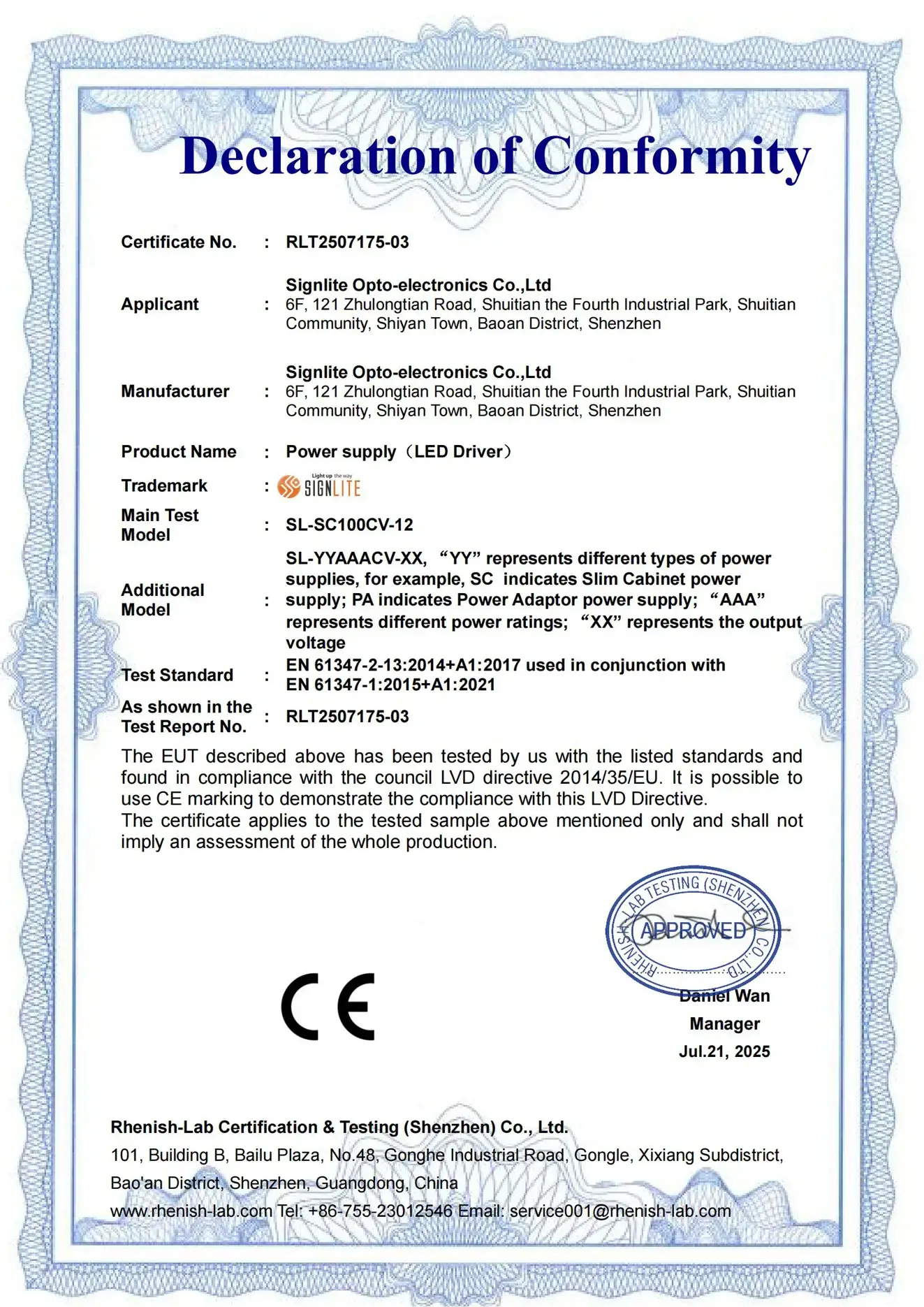 CE_LED سائق لأضواء قطاع LED