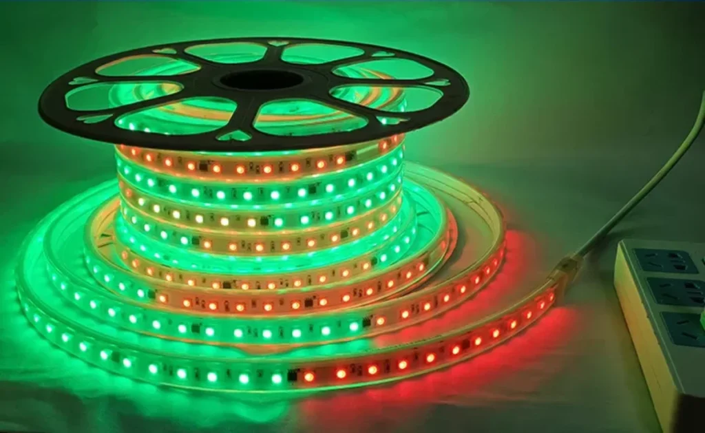 IP68 AC 110V 220V color chasing strip light IP68 AC 110V 220V color chasing strip light