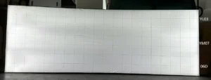 Test jednorodności obiektywu dla światła 3x1 metra świetlnego box_01