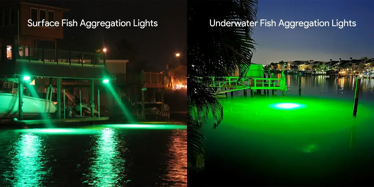 Types of fish-attracting lights_Classification by installation scenario Types of fish-attracting lights_Classification by installation scenario