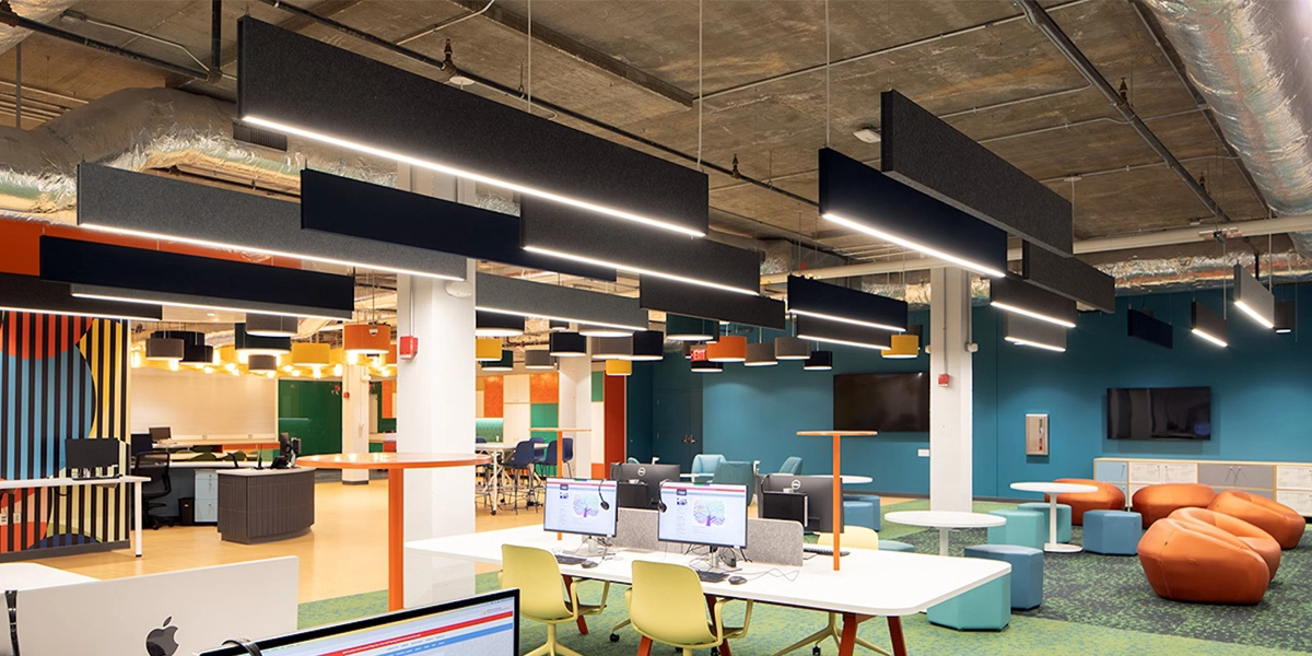 acoustic-led-linear-light-office-installation acoustic-led-linear-light-office-installation