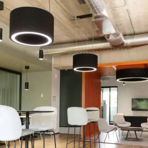 linear led acoustic lighting lobby