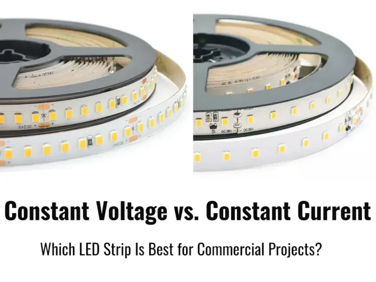 Constant voltage vs. constant current_Which LED light Strip is the Most Suitable for Commercial projects