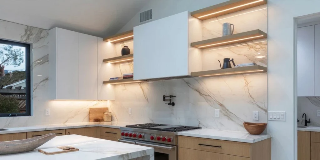 Kitchen Shelf Lighting idea