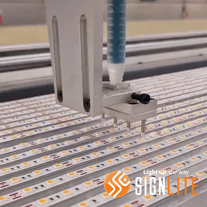 LED Strip Lights Drop-Glue Process