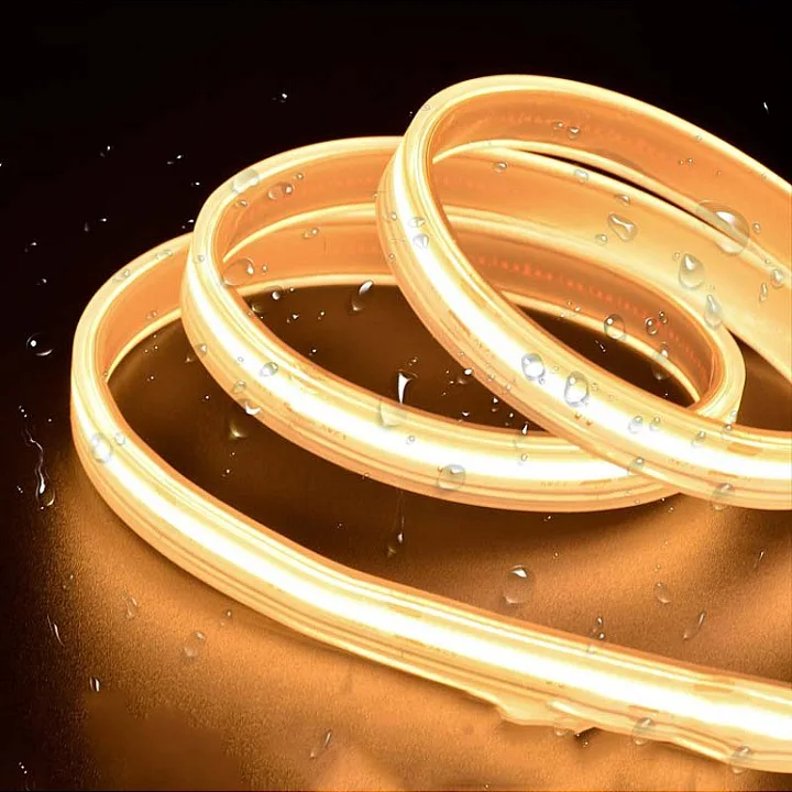 Warm White Outdoor Waterproof COB LED Strip Light