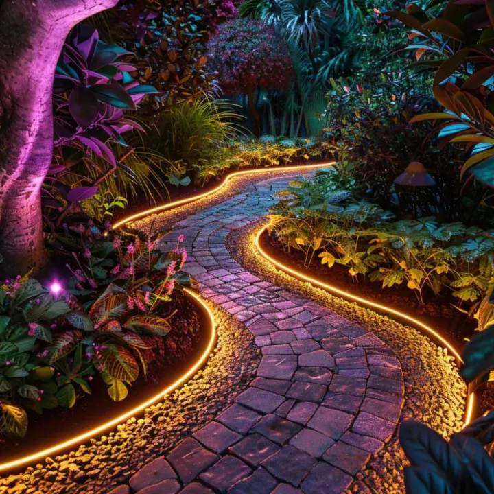Waterproof LED Strip for Garden and Courtyard Lighting