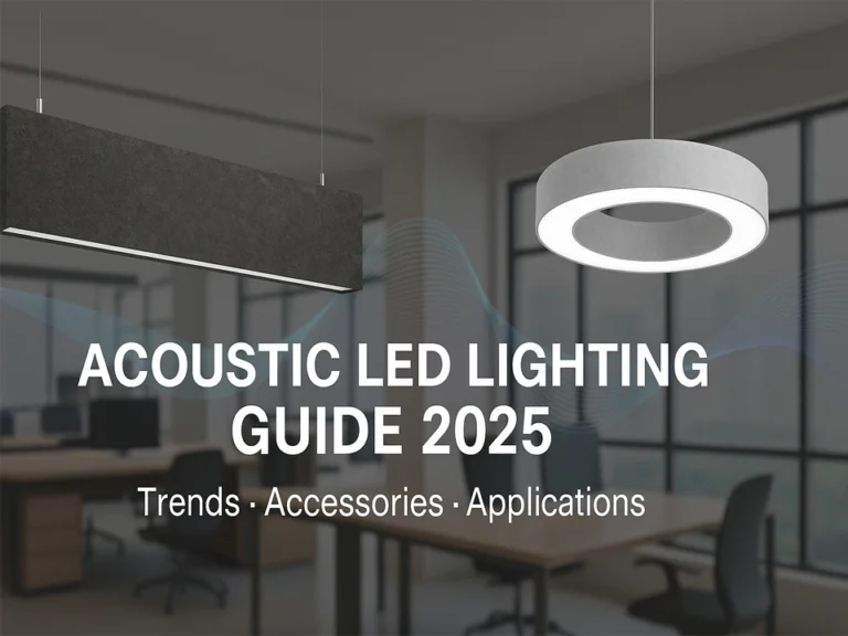 Guida all'illuminazione acustica-LED-2025-Trendenze