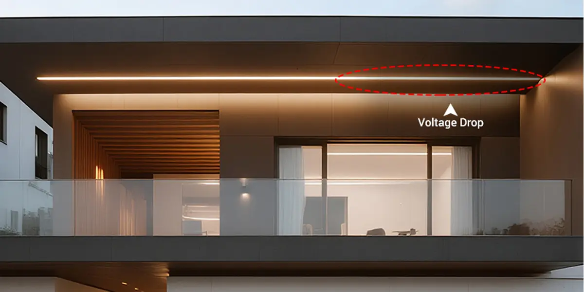 Voltage-Drop-of-led-strip-lighting-project