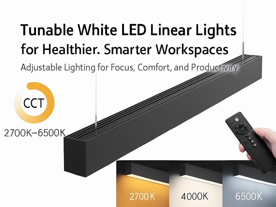 Tunable-White-LED-suspended-Light-in-offene Arbeitsfläche