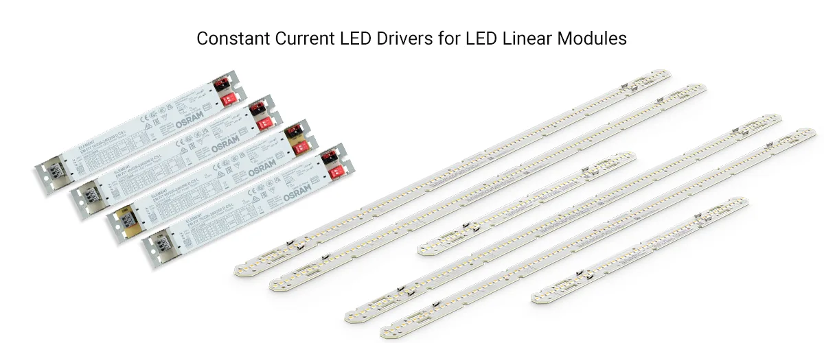 Constant Current LED Drivers for LED Linear Modules