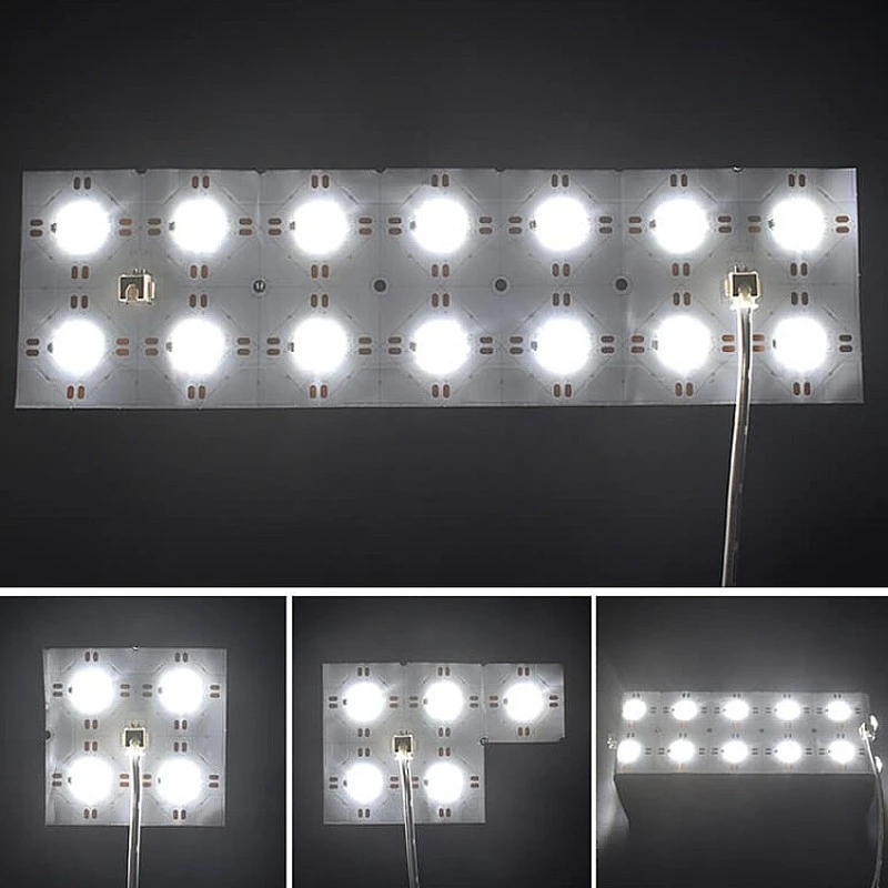 Flexible Backlight LED Sheet with Optical Lens