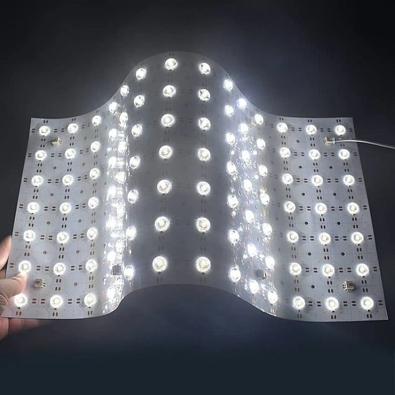 Flexible LED Sheet With Optical Lens